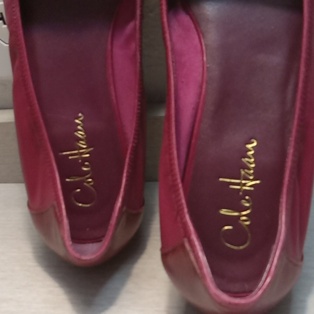 Cole Haan Women Pink Flat Ballet Shoes - Picture 7 of 10